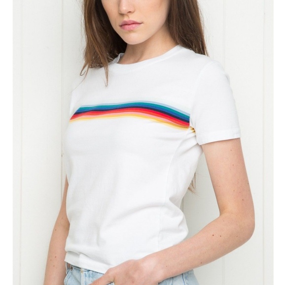 Brandy Melville Tops - Rainbow tee